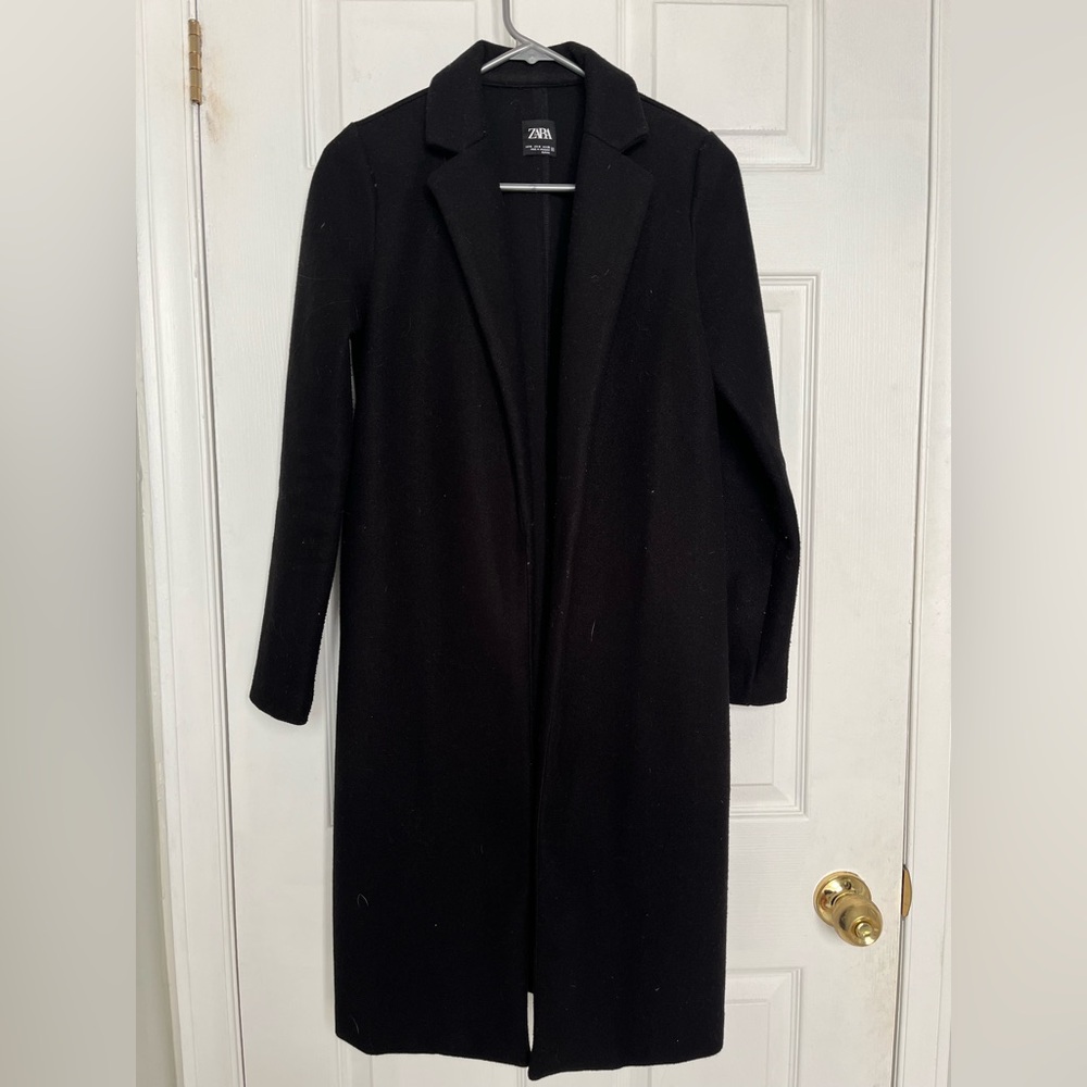 Long Black Peacoat